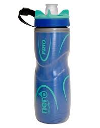Nero Frio Blue Insulated Water Bottle 21 oz