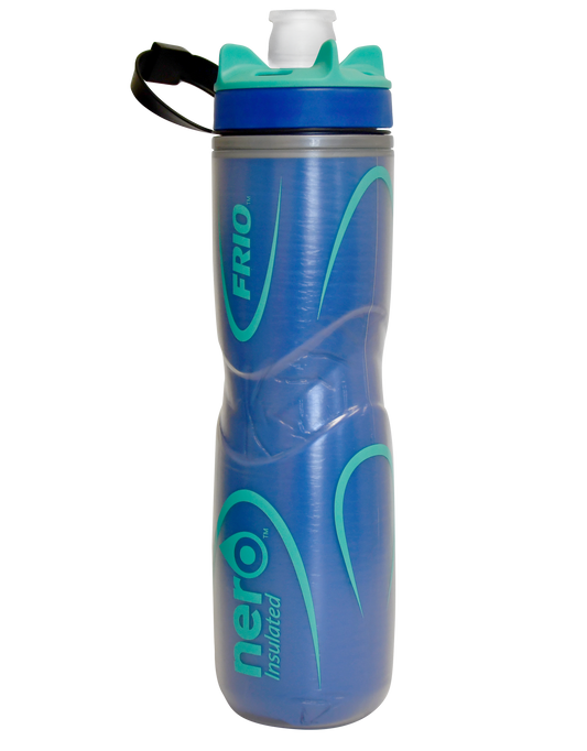 Nero Frio Blue Insulated Water Bottle 25 oz