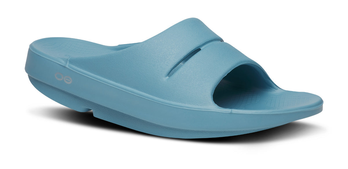 Oofos OOahh Ocean Blue Slide