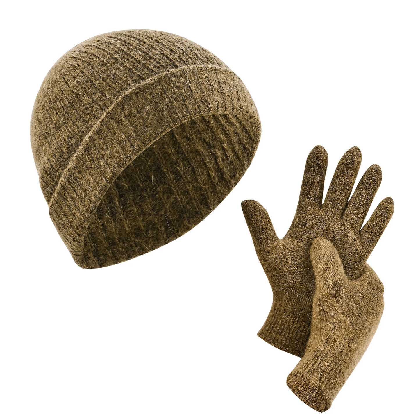 Norfolk Daphne Ensemble Tuque et Gants en bébé alpaga