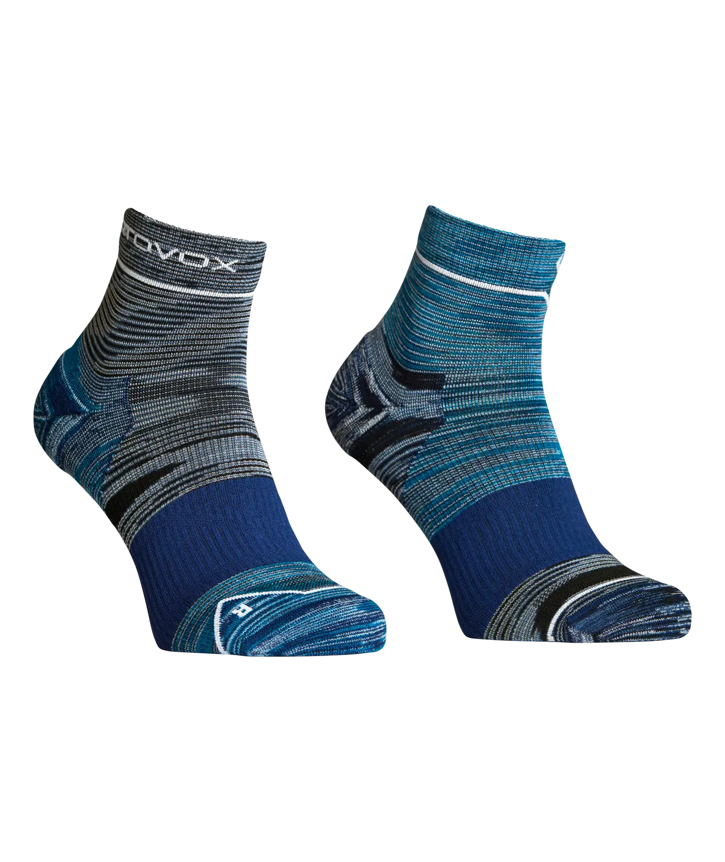 Ortovox Alpine Quarter Socks Blue Nunatak
