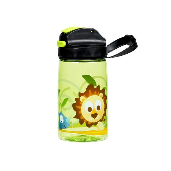 Emma Junior Green Water Bottle 15 oz with Pouch
