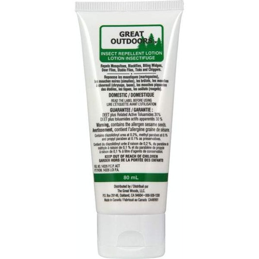 Great Outdoors Insect Repellent Lotion 30% Deet