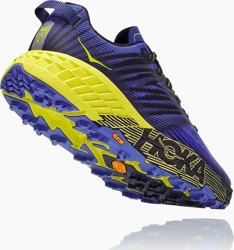 Hoka One One M Speedgoat 4 Black Iris Evening Primrose 8.5