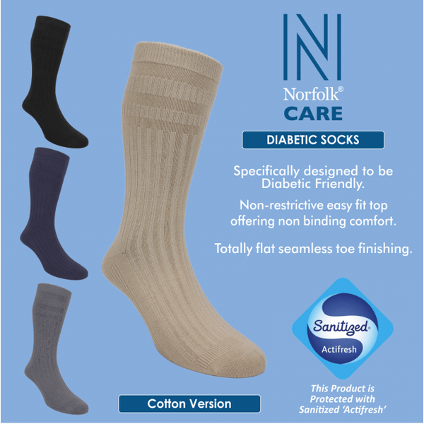 Norfolk Care Diabetic Socks - au-pied-sportif
