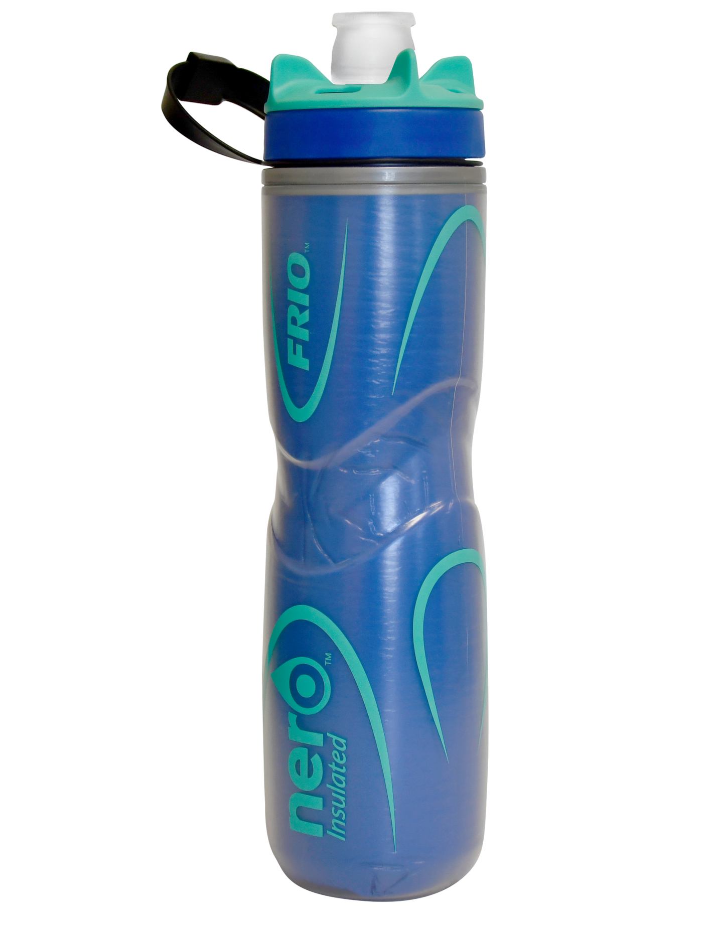 Nero Frio Blue Insulated Water Bottle 25 oz